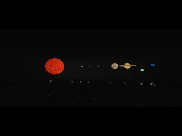 The Solar System (poor Pluto!)