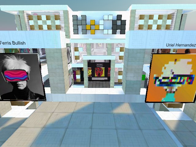 Andy pixelled!  #MoCaMuseum #cryptoart