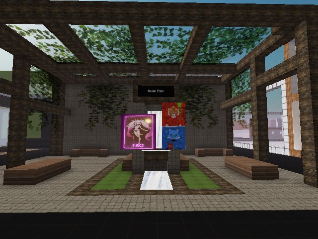 I bought #CryptoVoxels  Parcels(Estate)! 
I'm gonna build a crypt art museum!