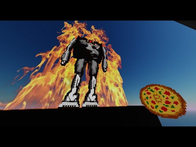 Burning Mech