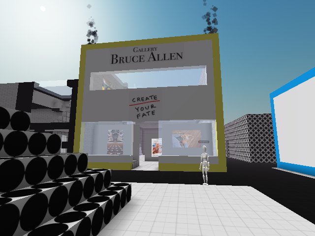The Bruce Allen Gallery! Currently all of my work...also people are saying they cant see it in game...wierd..