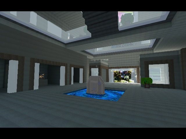 X Roads Mall fountain