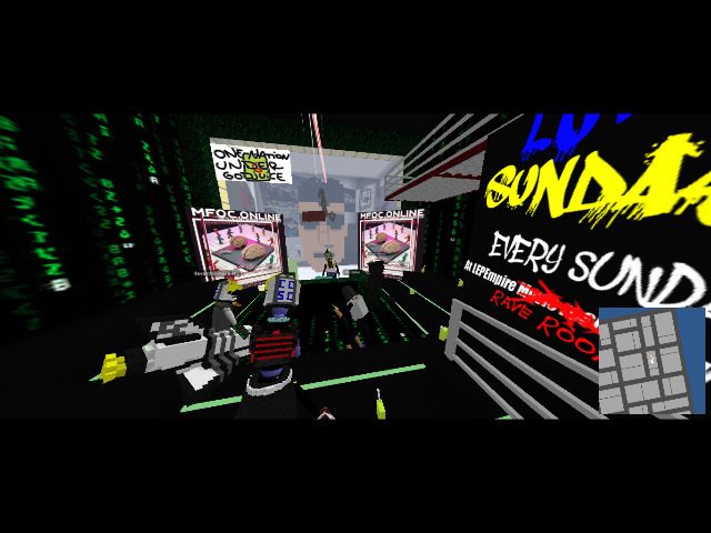 LEPs filling up the place at Sunday night rave