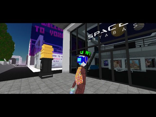 Taking a mid-day walk at lunch. Beautiful day to go for a stroll in the #metaverse.