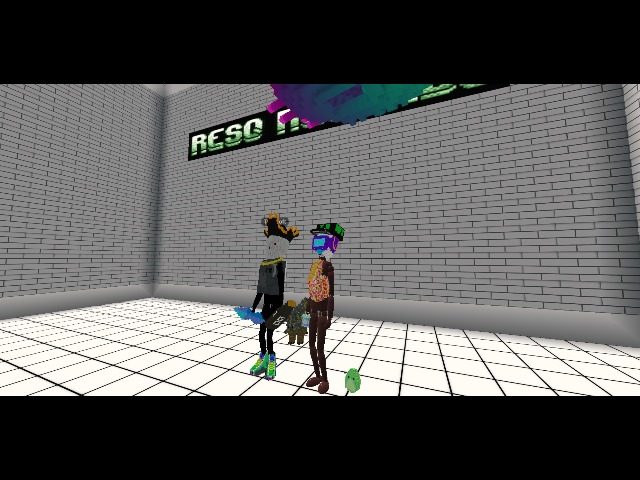 Hanging out with TajaSsoft at the new virtual location of ResQ Records.