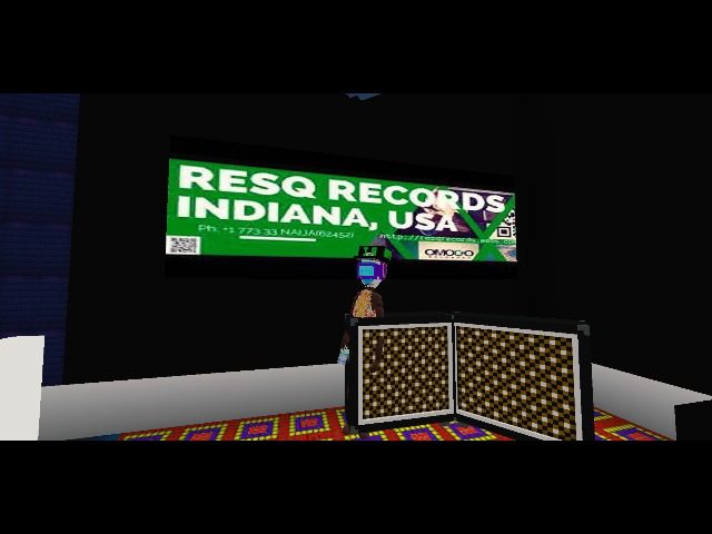 Hello and Welcome to the Metaverse location of ResQ Records, an independent record label and music publishing company in Indiana, USA. Enjoy the quintessential music space. Please sign our gusetbook to let us know you were here and you may get a little surprise. We welcome your creative suggesations in order to give you the besst experience. Interior design by TajaSoft. Thank you and visit us again.