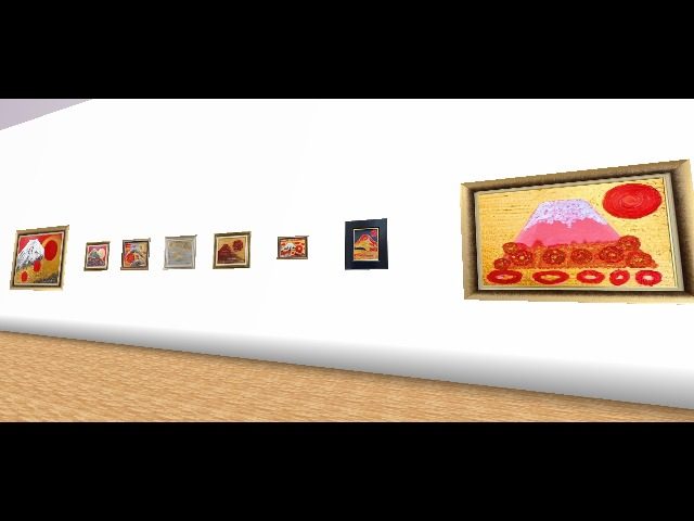 Fuji Mount. Art Exhibition