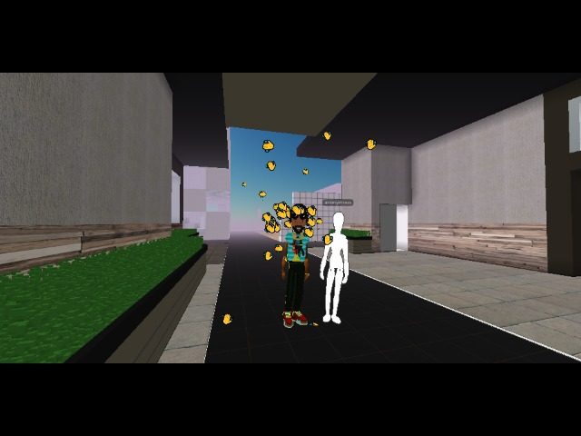 meeting random anons while exploring