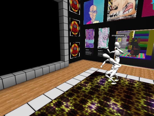 Cats and Lychi dancing.