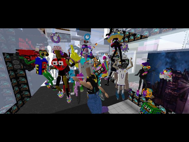taking the group photo