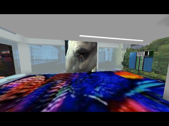 Zezima art work being shown in Architect