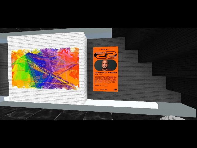 Covered in a rainbow.
imnotArt Gallery #22, Metaverse