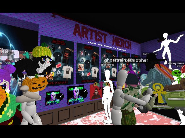 Halloween Spectacular artist merch bundles available tonight!