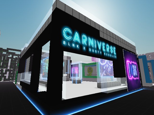 Carniverse neon light effects.