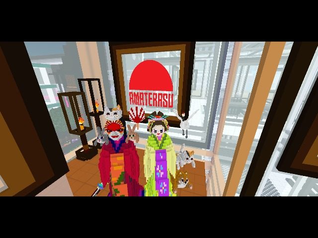 Amaterasu and me visiting Lexx!