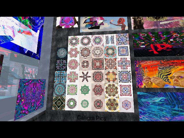 Discovered a huge mosaic of my Calligra Pics in RoganX's gallery!