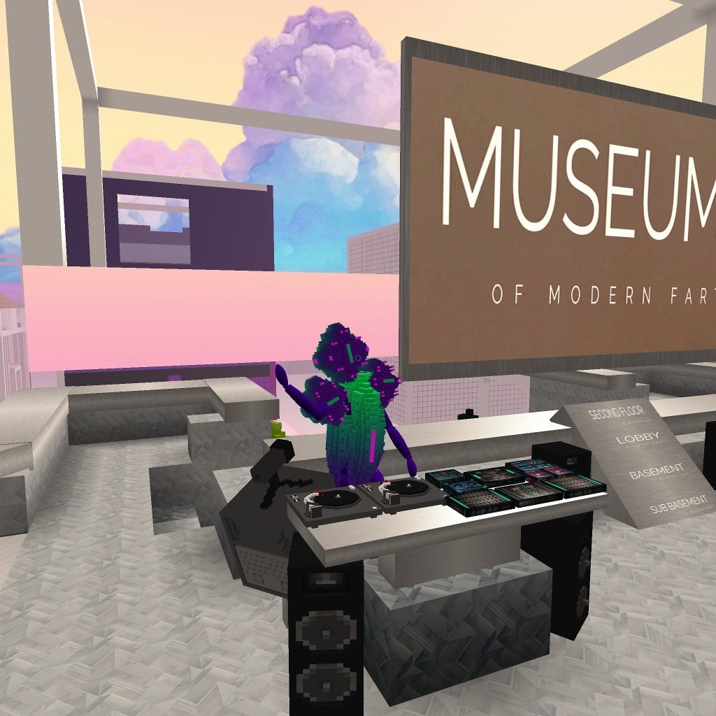 got the rooftop DJ setup installed at the MOMF