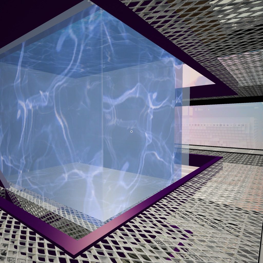the glass pool is looking pretty good at the Voxels Industrial Gigaplex