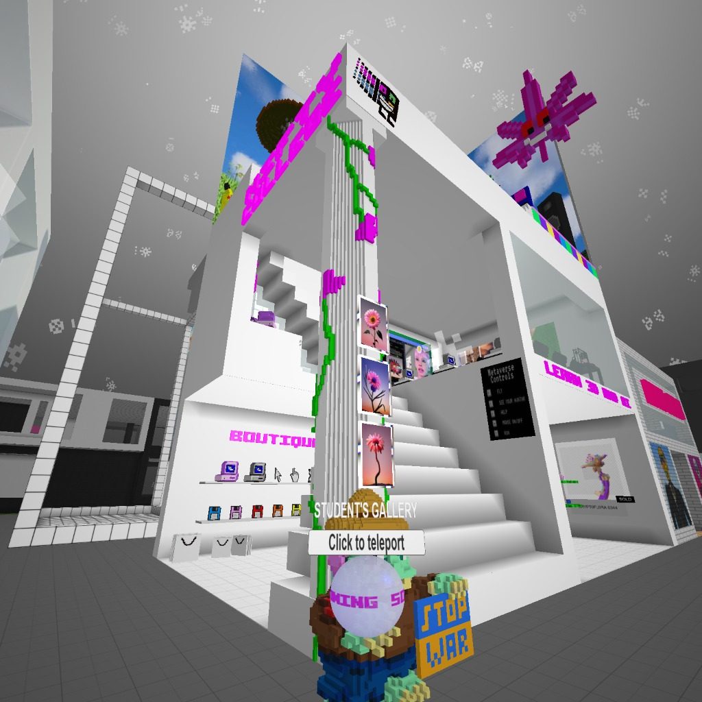come join the first metaverse college 🌼