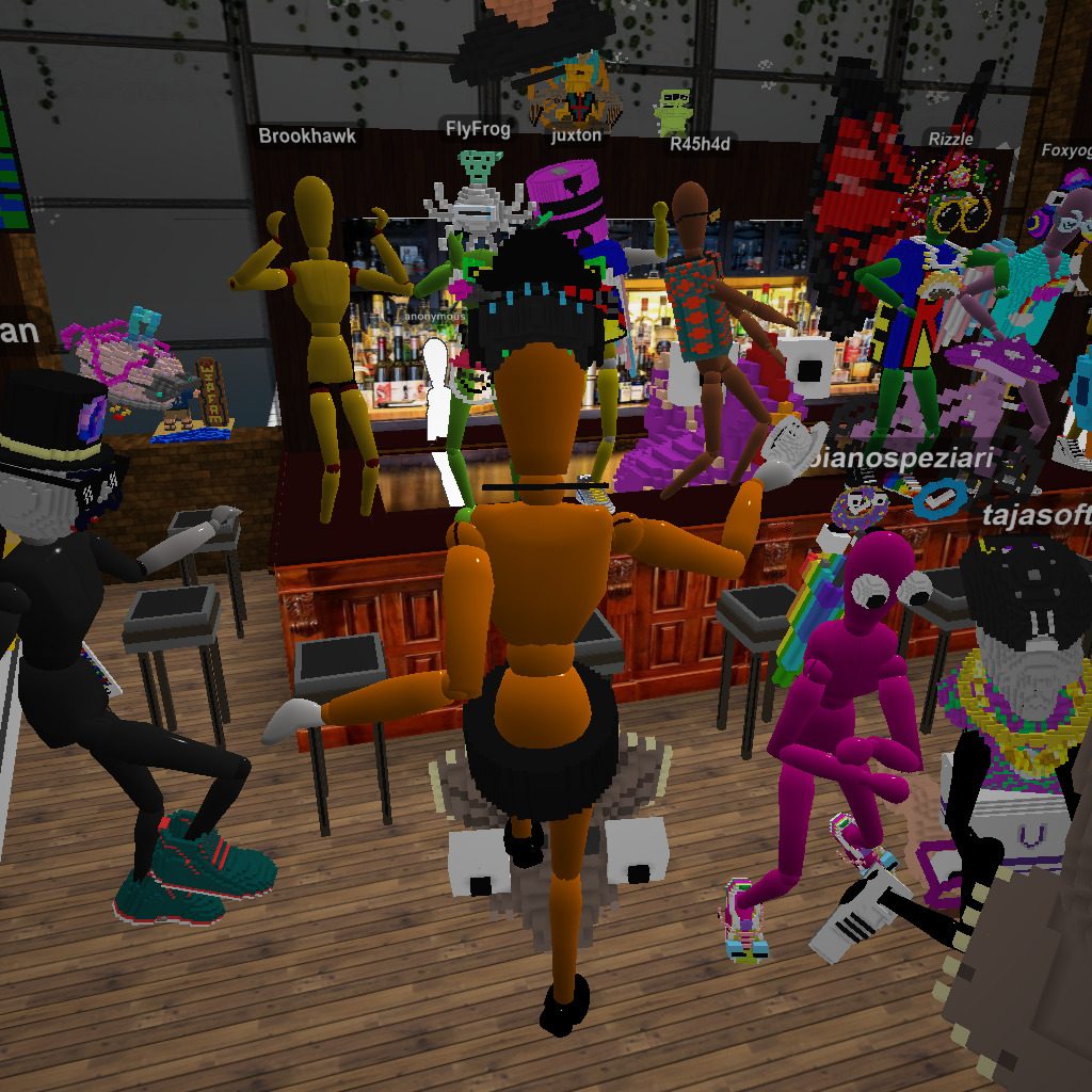 rizzle bday party crowd