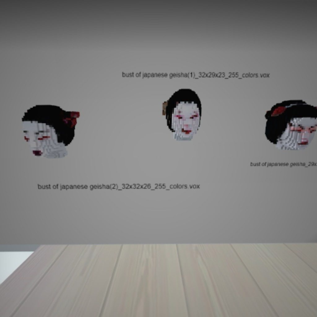 geishas busts