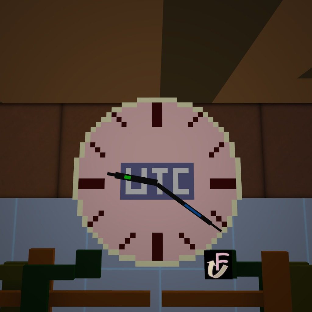check the time in-world, on an "analog" wall clock. guarantee it will give you the correct local time, so why not give it a second of your time? ;)