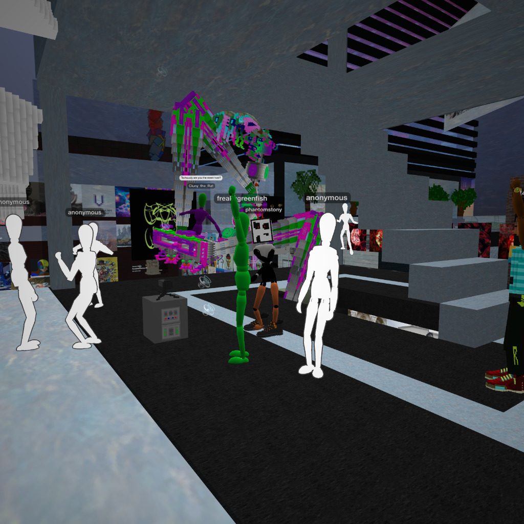 EXPLORATIONS OF THE WEB3 exhibition opening