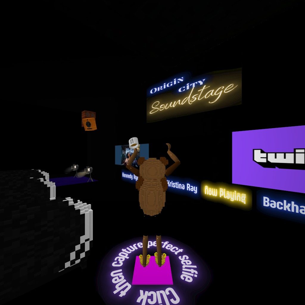 New Music and Live Streams at the Origin City Soundstage! Kennedy Ryon, Kristina Ray, Livestreaming Backhand1313 and PirateSoftware (when they are active)
