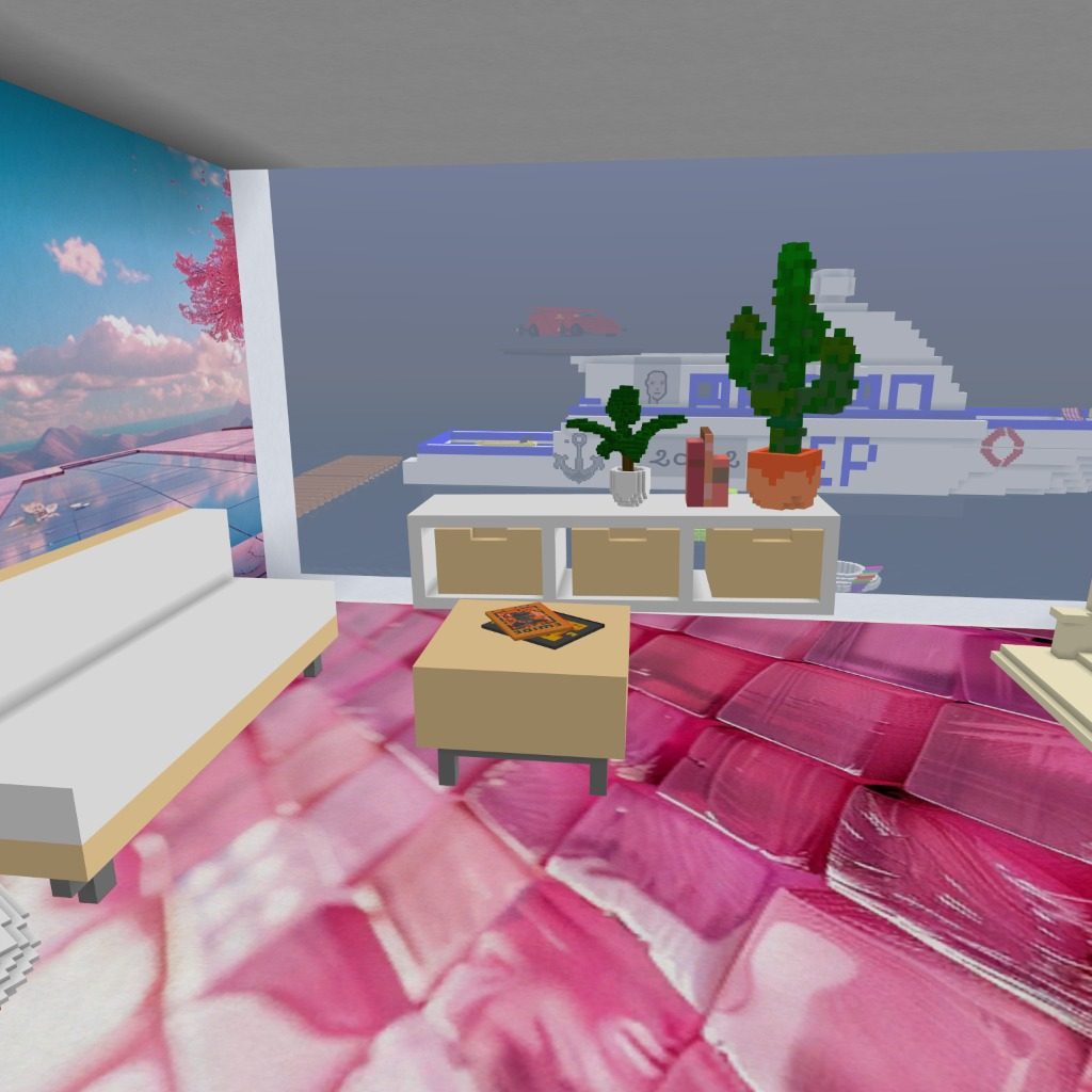 a little redecorating at Punk City on LEP Beach