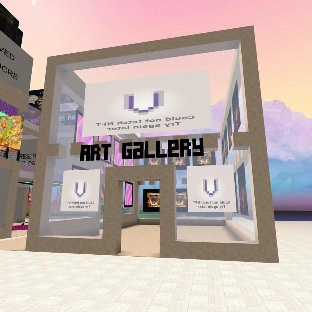 art gallery for all artists building for the party! put your nft here in the place of the one I put to mark position. Writ4e your name as a sign. <3 Improve the gallery as you wish!