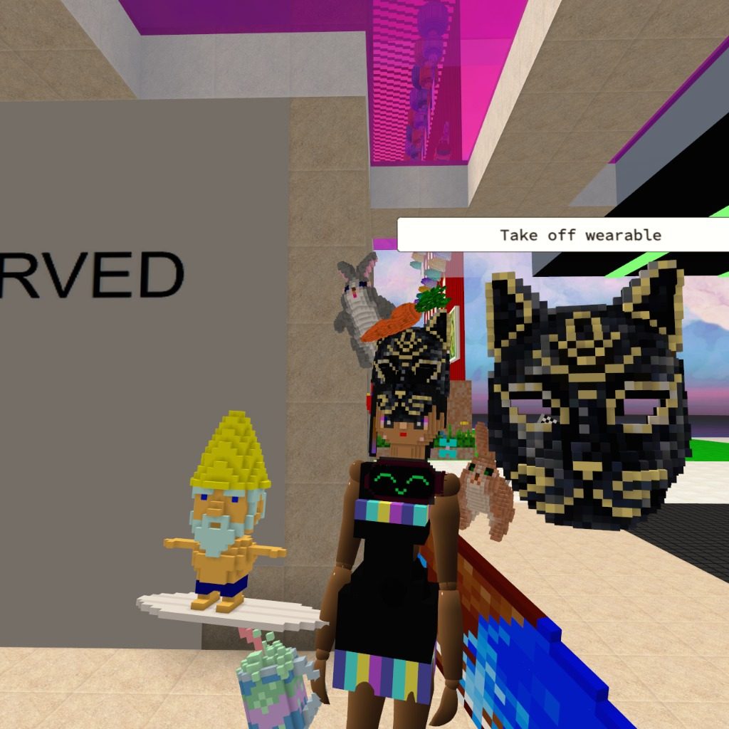 Lovely cat mask!