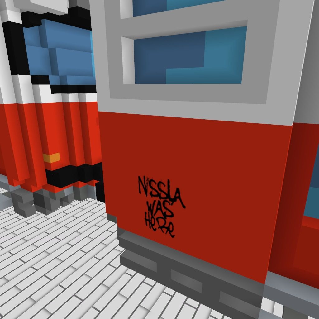 Nissla taggin it up.