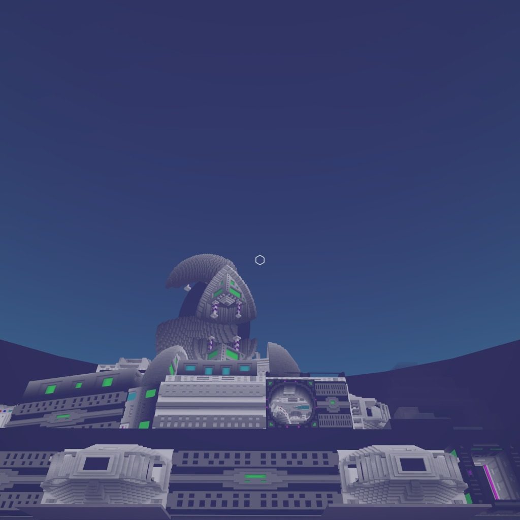 cool glitched out view that is normally impossible