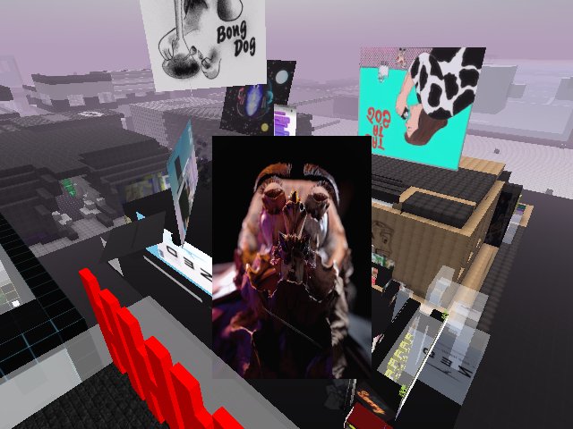 new work up for view !!!! floating up above the shop! <3