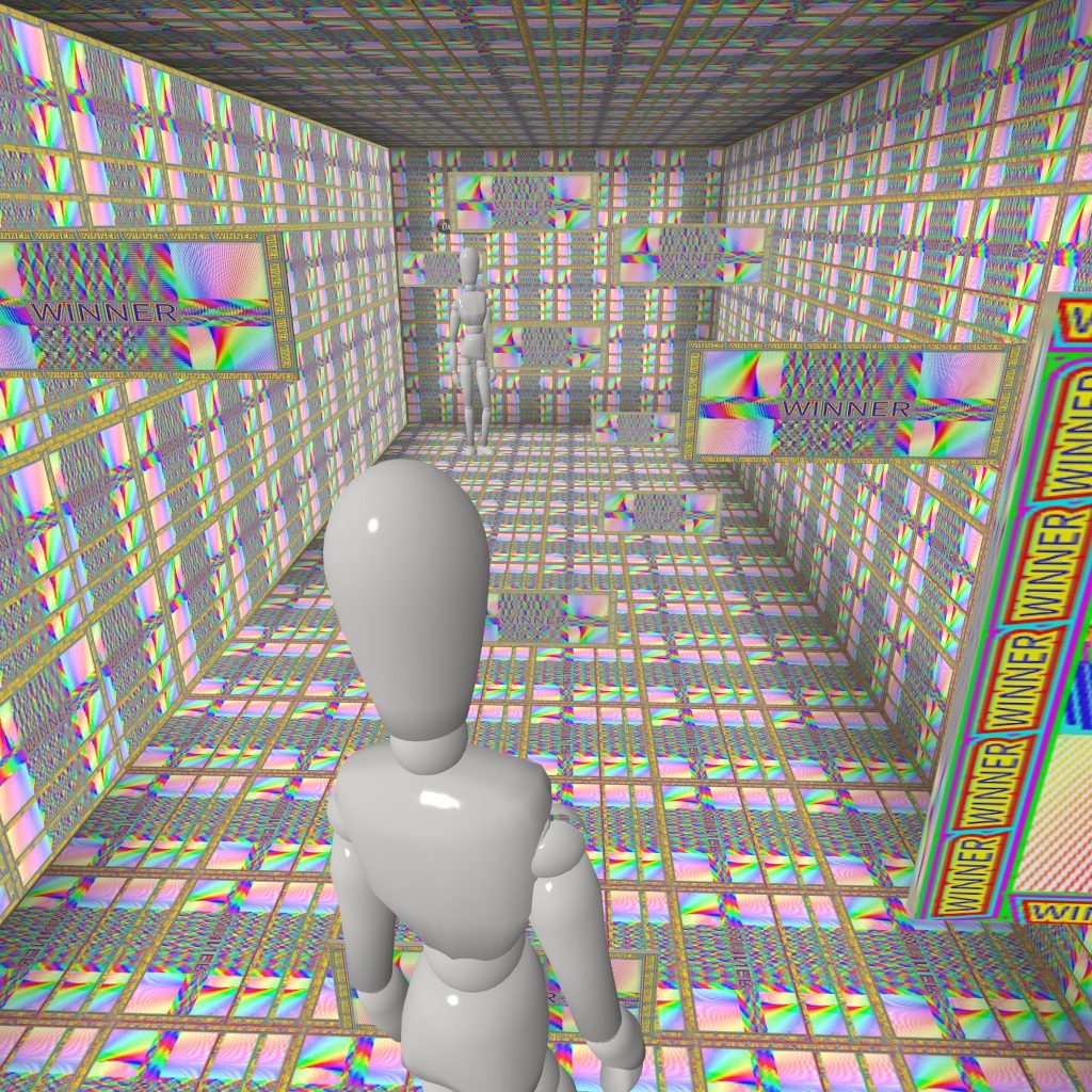 Inside the secret room