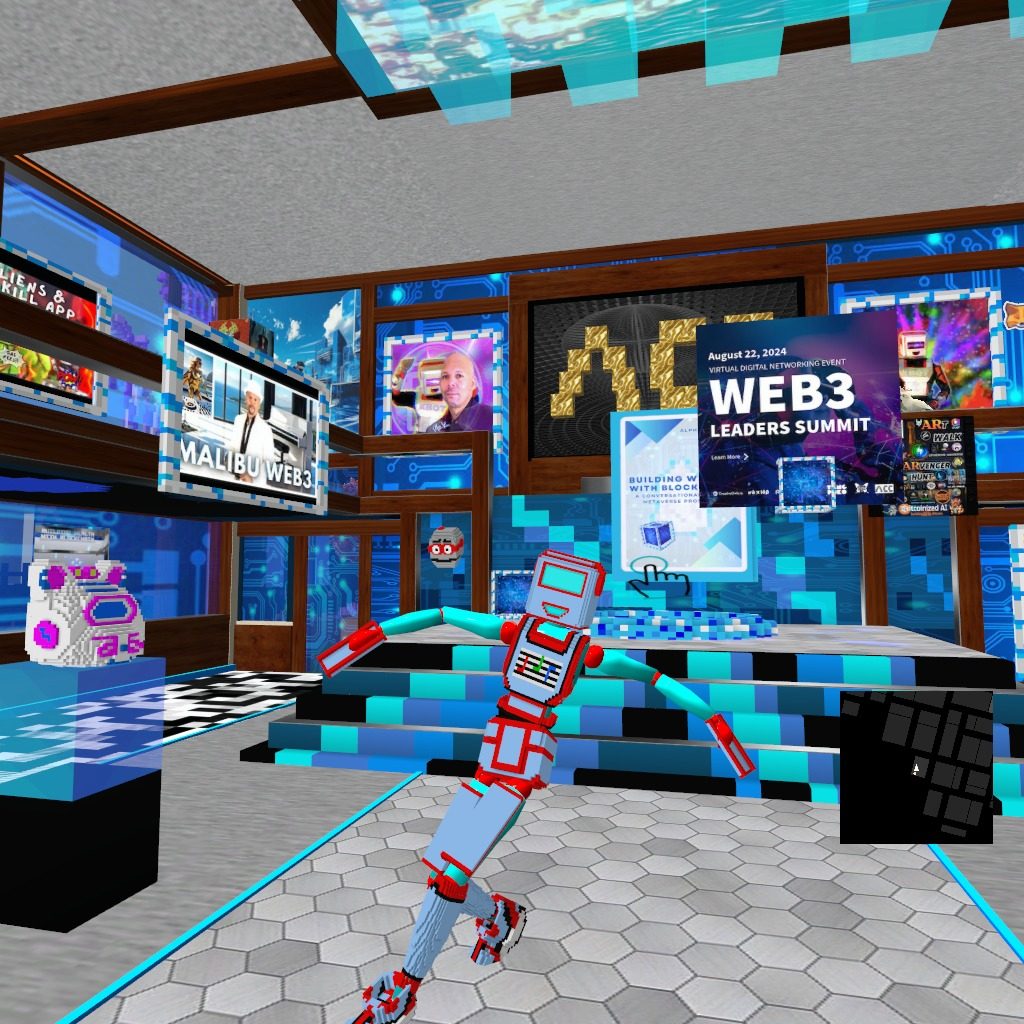 #WEB3 Leaders Summit! Tap on the moving banner to teleport. Lets go #Metaverse!