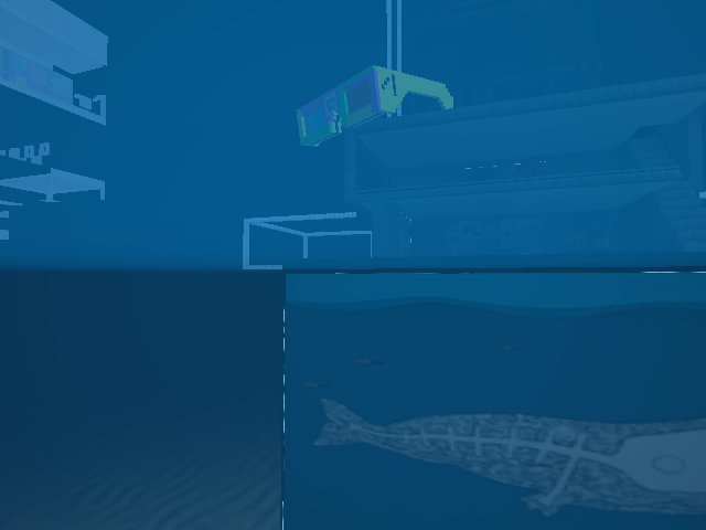 coldie's beach house with an underwwater hackatao