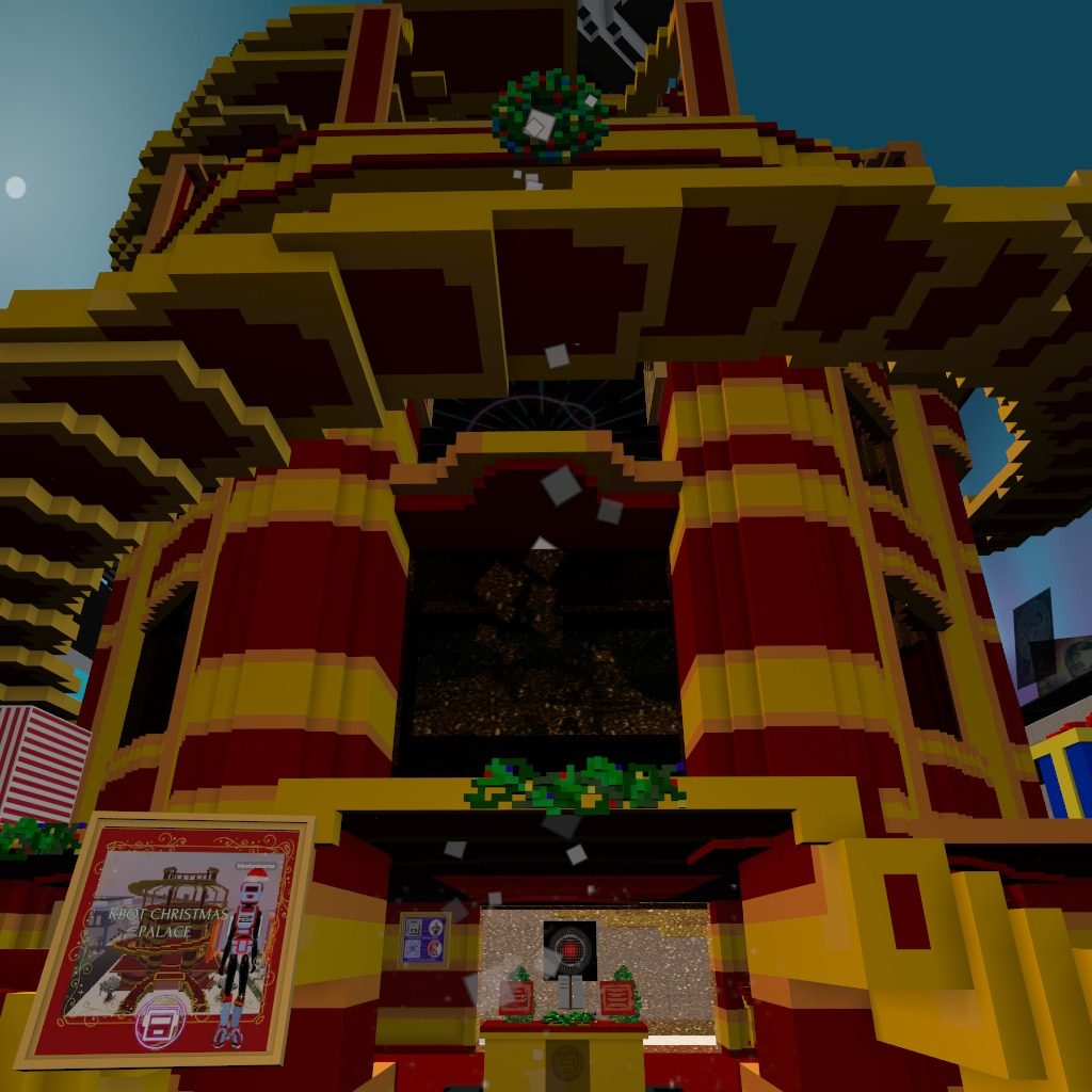 KBOT Christmas Palace in the #Metaverse #Happy Holidays