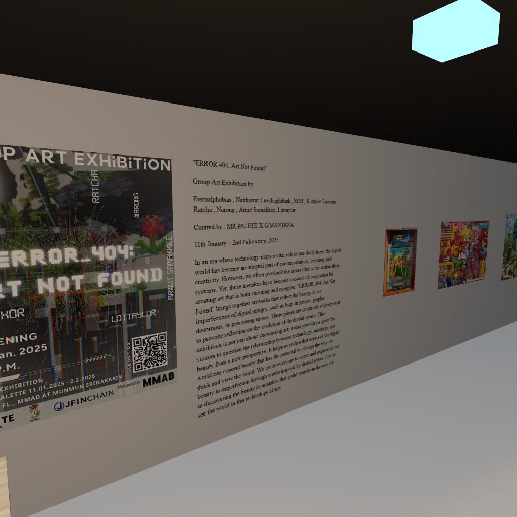 ERROR_404  ART NOT FOUND

opening 11th Sunday 2025 at 4 pm