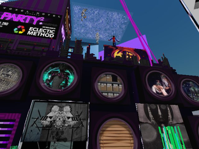 On the terrace at the voxel ....