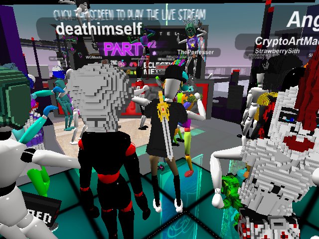 Party on down in the metaverse! be there or be a voxel!