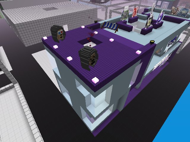 3d voxel punks added to the roof deck!