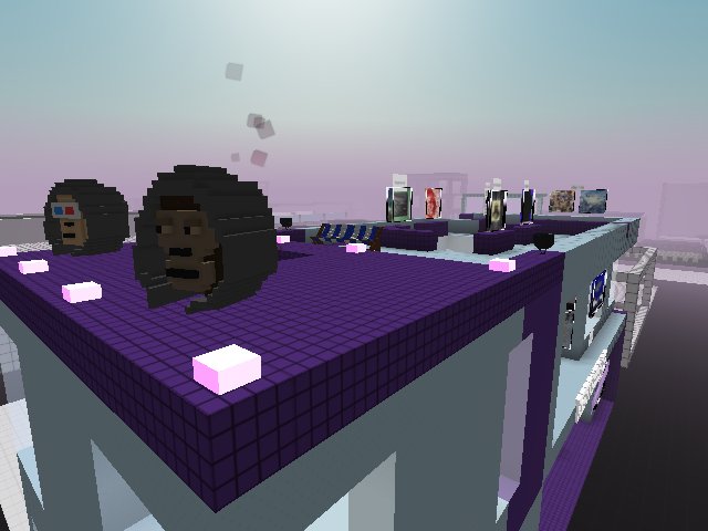 3DVoxelPunks added to teh roof deck!