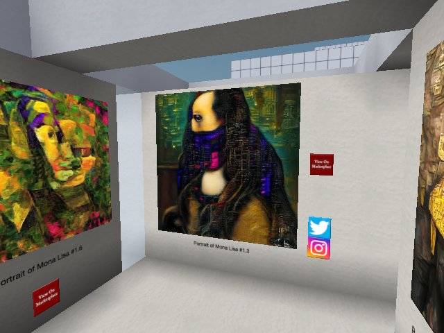 GAN Mona Lisas at GENR8R. Featuring Artist: MotionPhi