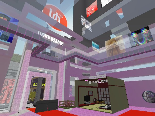The Unique.one Art Enclave has a little Voxel Room now for our artists' voxel art!