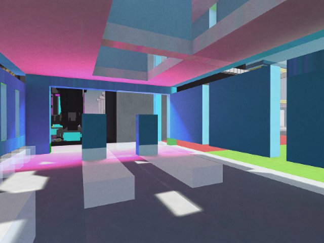 Lightmaps work a bit better, but the VOX model disappears. Also, this is taken directly inside 23 Danae, not 17 Danae.
