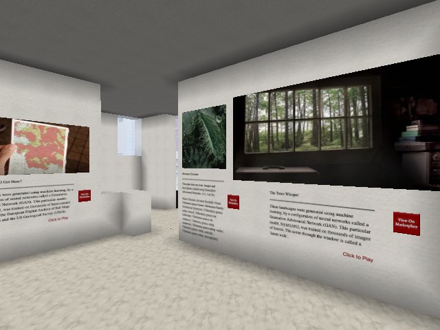 Nodradek exhibit: "Where Did I Get Here?" "Hexanax Clavatum", and "The Trees Whisper"