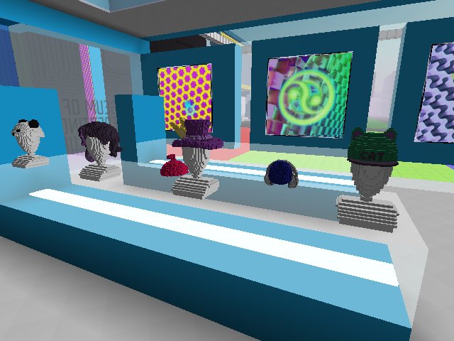 Made VOX mannequin heads to display wearables. In Discord if interested.