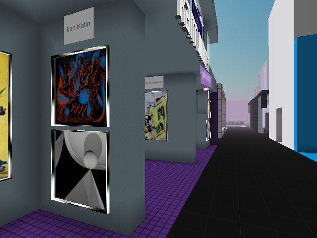 ilan katin pieces on the first floor of RantumBits gallery