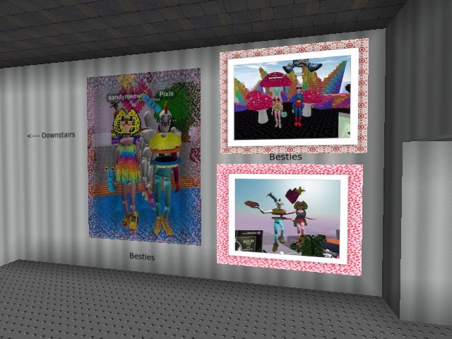 There is a shrine to #metabesties @sandyme0ws and me in @Brook_Hawk 's build here at @theWIPmeetup! This is so awesome <3
